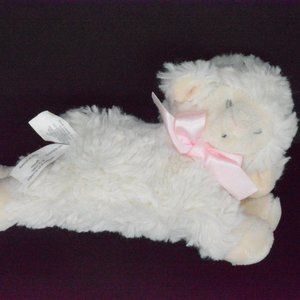 Nat & Jules Plush Ivory Lamb Rattle Soft Baby Toy